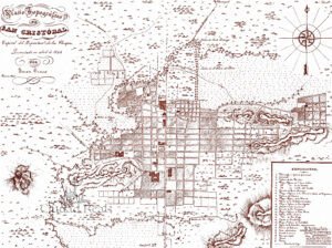 Plano topográfico 1884